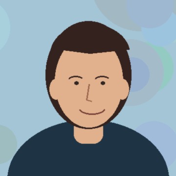 Illustrative profile portrait