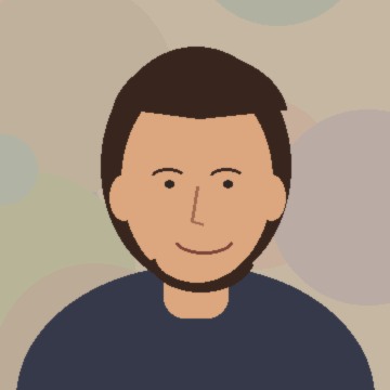 Illustrative profile portrait