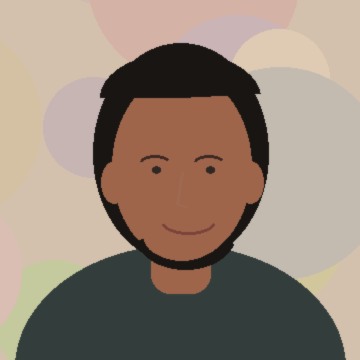 Illustrative profile portrait