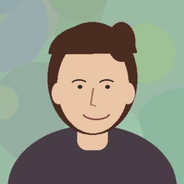Illustrative profile portrait