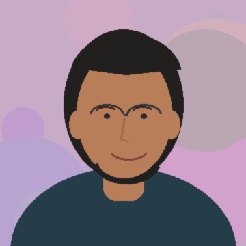 Illustrative profile portrait
