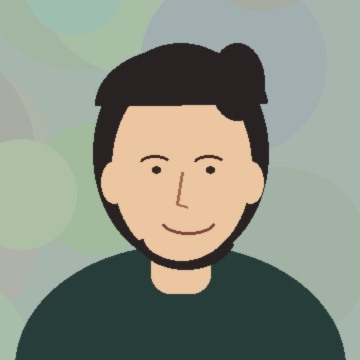 Illustrative profile portrait