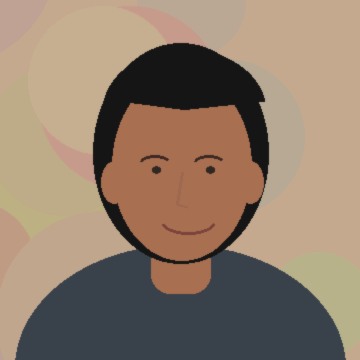 Illustrative profile portrait