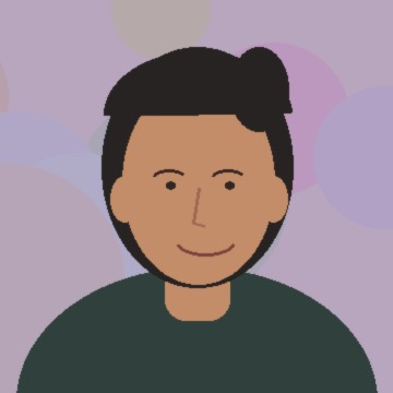 Illustrative profile portrait